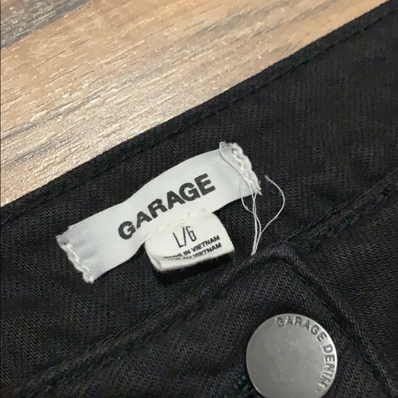 GARAGE Black Denim Skirt - Picture 4 of 5